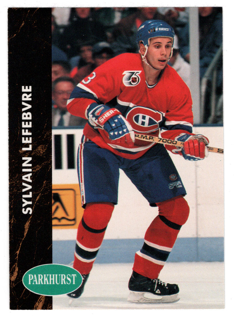Sylvain Lefebvre - Montreal Canadiens (NHL Hockey Card) 1991-92 Parkhurst # 307 Mint
