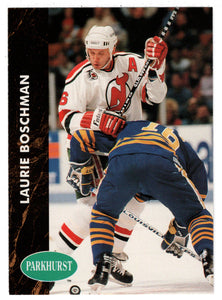 Laurie Boschman - New Jersey Devils (NHL Hockey Card) 1991-92 Parkhurst # 316 Mint
