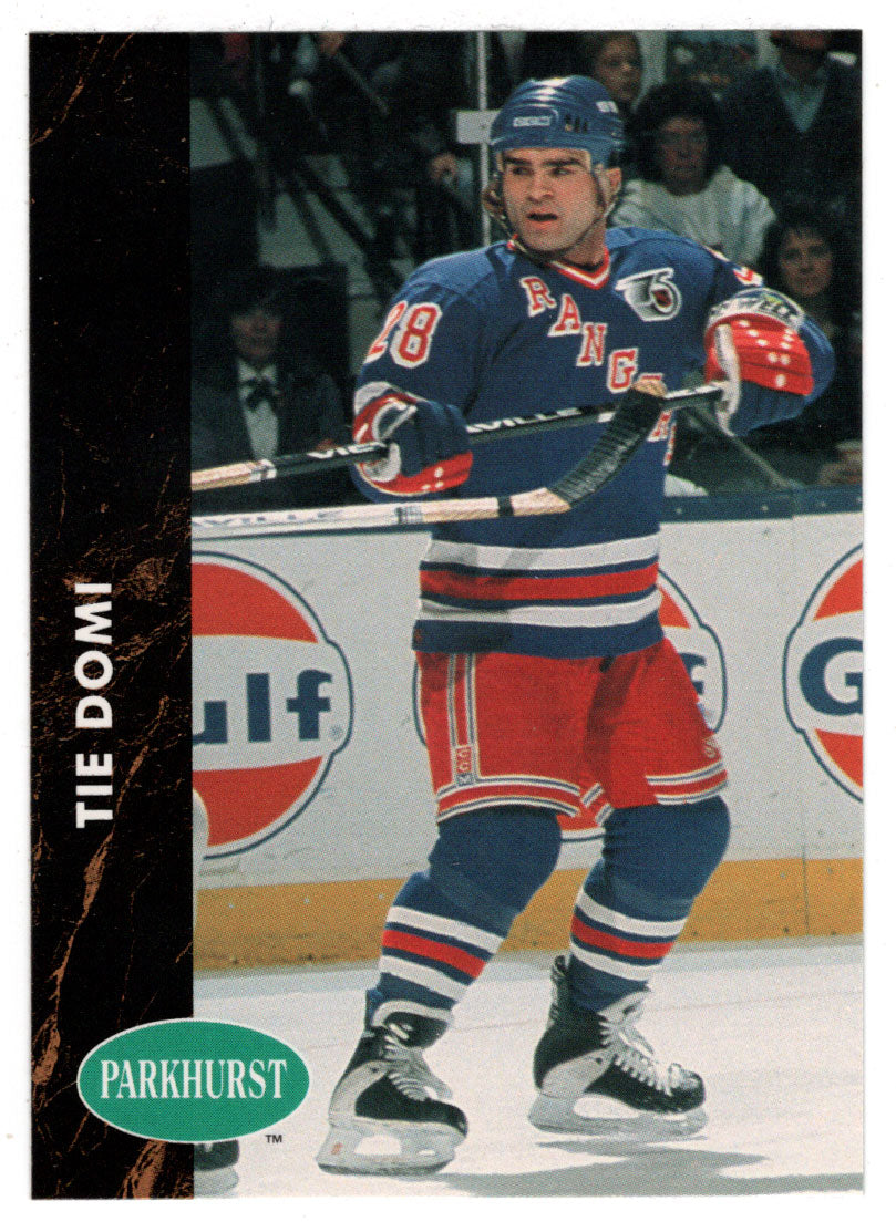 Tie Domi - New York Rangers (NHL Hockey Card) 1991-92 Parkhurst # 333 Mint