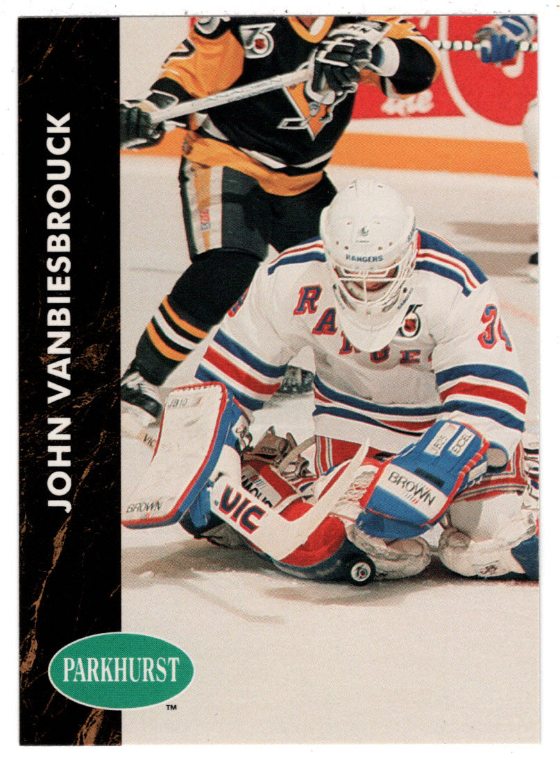 John Vanbiesbrouck - New York Rangers (NHL Hockey Card) 1991-92 Parkhurst # 338 Mint