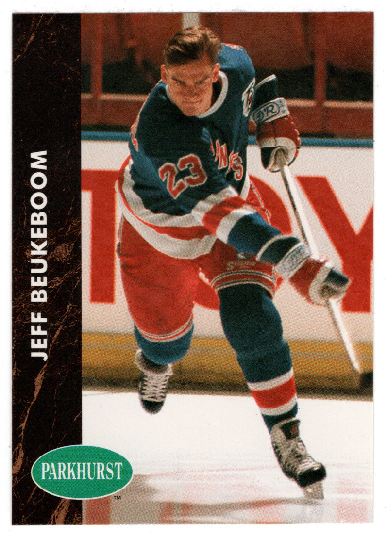 Jeff Beukeboom - New York Rangers (NHL Hockey Card) 1991-92 Parkhurst # 341 Mint
