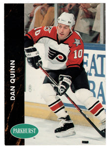 Dan Quinn - Philadelphia Flyers (NHL Hockey Card) 1991-92 Parkhurst # 351 Mint