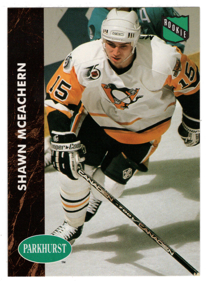 Shawn McEachern RC - Pittsburgh Penguins (NHL Hockey Card) 1991-92 Parkhurst # 355 Mint