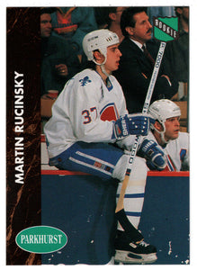 Martin Rucinsky RC - Quebec Nordiques (NHL Hockey Card) 1991-92 Parkhurst # 366 Mint