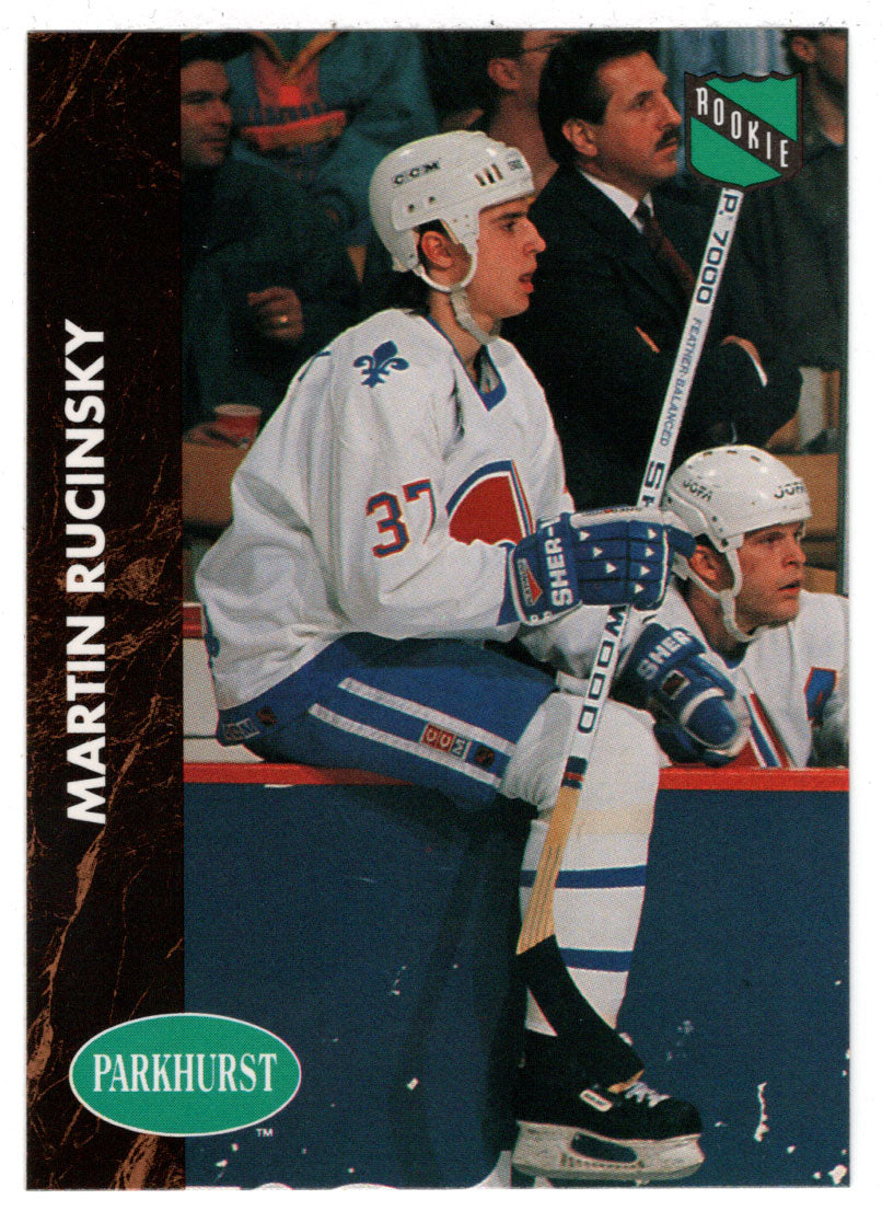 Martin Rucinsky RC - Quebec Nordiques (NHL Hockey Card) 1991-92 Parkhurst # 366 Mint