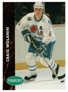 Craig Wolanin - Quebec Nordiques (NHL Hockey Card) 1991-92 Parkhurst # 369 Mint