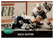 Rich Sutter - St. Louis Blues (NHL Hockey Card) 1991-92 Parkhurst # 372 Mint