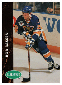 Bob Bassen - St. Louis Blues (NHL Hockey Card) 1991-92 Parkhurst # 379 Mint