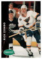 Rick Zombo - St. Louis Blues (NHL Hockey Card) 1991-92 Parkhurst # 380 Mint
