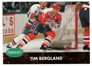Tim Bergland - Washington Capitals (NHL Hockey Card) 1991-92 Parkhurst # 409 Mint