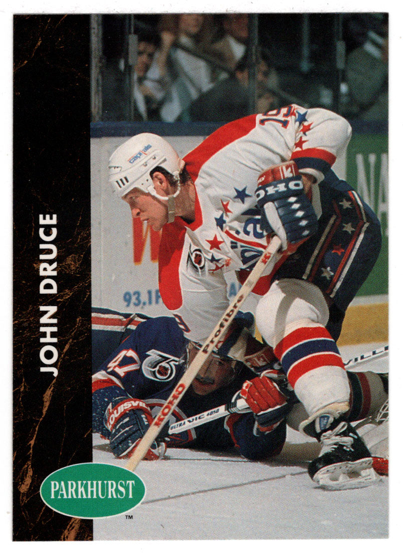 John Druce - Washington Capitals (NHL Hockey Card) 1991-92 Parkhurst # 415 Mint