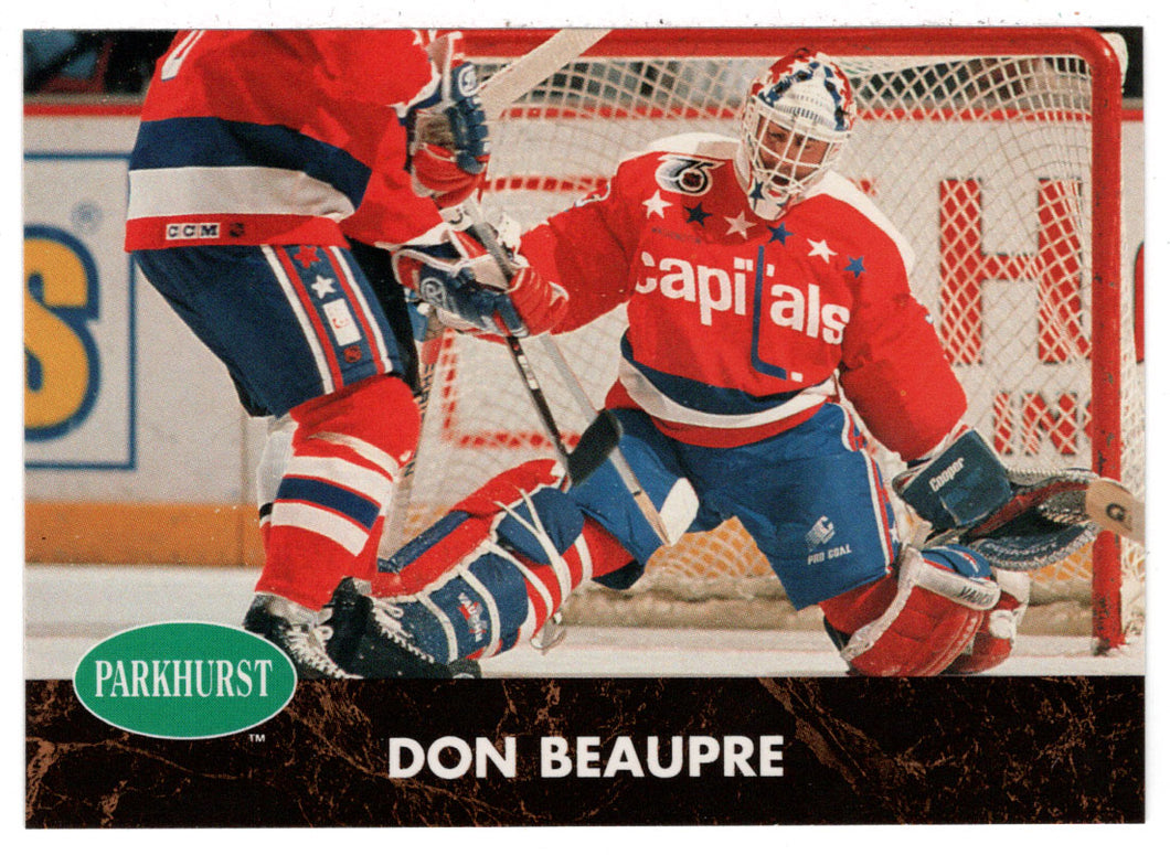 Don Beaupre - Washington Capitals (NHL Hockey Card) 1991-92 Parkhurst # 416 Mint