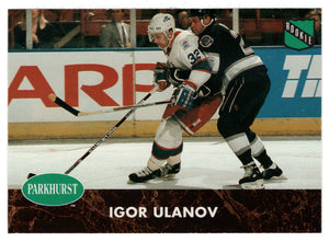 Igor Ulanov RC - Winnipeg Jets (NHL Hockey Card) 1991-92 Parkhurst # 421 Mint