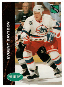 Evgeny Davydov RC - Winnipeg Jets (NHL Hockey Card) 1991-92 Parkhurst # 422 Mint