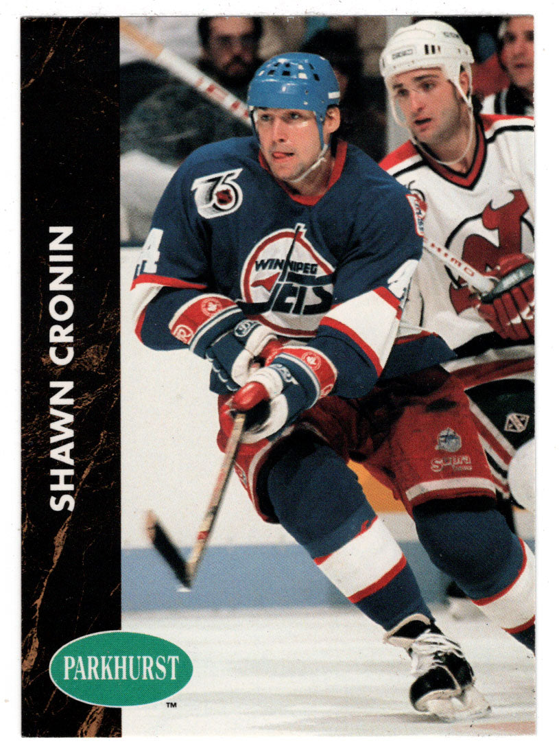 Shawn Cronin - Winnipeg Jets (NHL Hockey Card) 1991-92 Parkhurst # 423 Mint