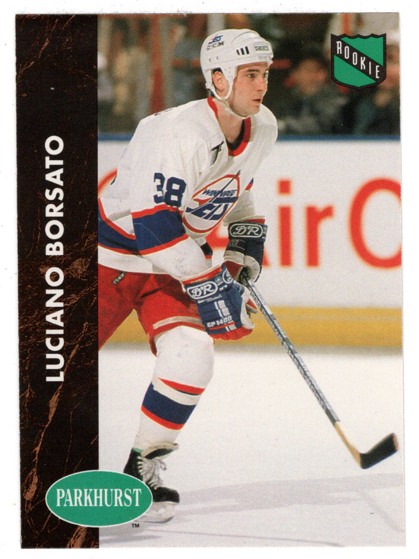 Luciano Borsato RC - Winnipeg Jets (NHL Hockey Card) 1991-92 Parkhurst # 425 Mint