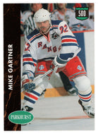 Mike Gartner - New York Rangers - 500 Goal Club (NHL Hockey Card) 1991-92 Parkhurst # 430 Mint