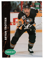 Bryan Trottier - Pittsburgh Penguins - 500 Goal Club (NHL Hockey Card) 1991-92 Parkhurst # 431 Mint