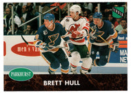 Brett Hull - St. Louis Blues - League Leaders (NHL Hockey Card) 1991-92 Parkhurst # 432 Mint
