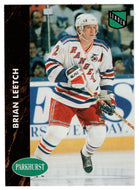 Brian Leetch - New York Rangers - League Leaders (NHL Hockey Card) 1991-92 Parkhurst # 438 Mint