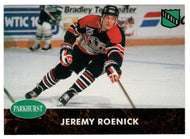 Jeremy Roenick - Chicago Blackhawks - League Leaders (NHL Hockey Card) 1991-92 Parkhurst # 439 Mint