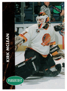 Kirk McLean - Vancouver Canucks - League Leaders (NHL Hockey Card) 1991-92 Parkhurst # 440 Mint