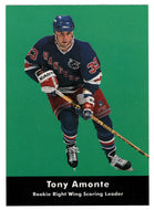 Tony Amonte - New York Rangers - Rookie League Leaders (NHL Hockey Card) 1991-92 Parkhurst # 443 Mint