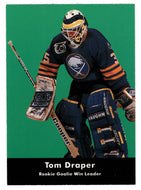 Tom Draper - Buffalo Sabres - Rookie League Leaders (NHL Hockey Card) 1991-92 Parkhurst # 448 Mint