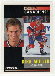 Kirk Muller - Montreal Canadiens (NHL Hockey Card) 1991-92 Pinnacle # 3 Mint