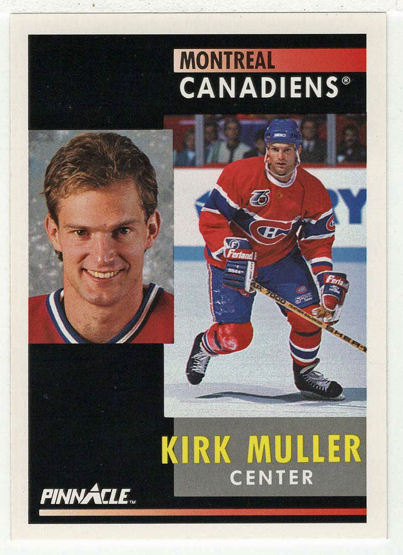 Kirk Muller - Montreal Canadiens (NHL Hockey Card) 1991-92 Pinnacle # 3 Mint