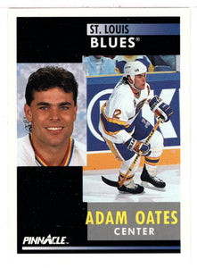 Adam Oates - St. Louis Blues (NHL Hockey Card) 1991-92 Pinnacle # 6 Mint