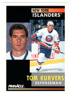 Tom Kurvers - New York Islanders (NHL Hockey Card) 1991-92 Pinnacle # 7 Mint