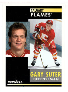 Gary Suter - Calgary Flames (NHL Hockey Card) 1991-92 Pinnacle # 11 Mint