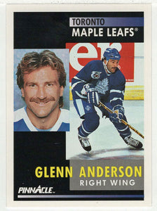 Glenn Anderson - Toronto Maple Leafs (NHL Hockey Card) 1991-92 Pinnacle # 12 Mint