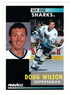 Doug Wilson - San Jose Sharks (NHL Hockey Card) 1991-92 Pinnacle # 13 Mint