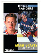 Adam Graves - New York Rangers (NHL Hockey Card) 1991-92 Pinnacle # 16 Mint