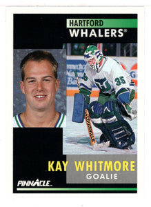 Kay Whitmore - Hartford Whalers (NHL Hockey Card) 1991-92 Pinnacle # 22 Mint