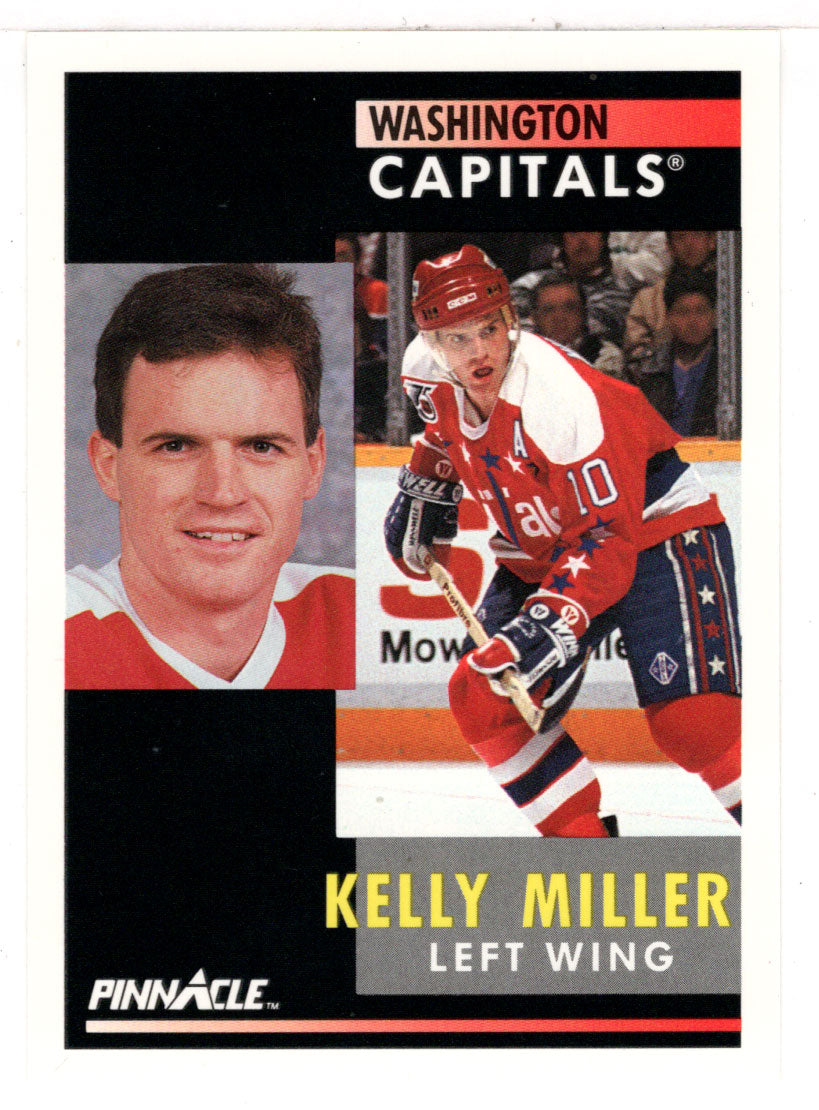 Kelly Miller - Washington Capitals (NHL Hockey Card) 1991-92 Pinnacle # 23 Mint