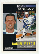 Daniel Marois - Toronto Maple Leafs (NHL Hockey Card) 1991-92 Pinnacle # 27 Mint