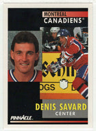 Denis Savard - Montreal Canadiens (NHL Hockey Card) 1991-92 Pinnacle # 28 Mint