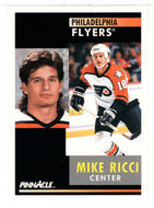 Mike Ricci - Philadelphia Flyers (NHL Hockey Card) 1991-92 Pinnacle # 32 Mint
