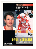Paul Ysebaert - Detroit Red Wings (NHL Hockey Card) 1991-92 Pinnacle # 36 Mint
