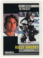 Kelly Hrudey - Los Angeles Kings (NHL Hockey Card) 1991-92 Pinnacle # 39 Mint