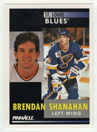 Brendan Shanahan - St. Louis Blues (NHL Hockey Card) 1991-92 Pinnacle # 41 Mint