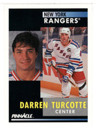 Darren Turcotte - New York Rangers (NHL Hockey Card) 1991-92 Pinnacle # 47 Mint