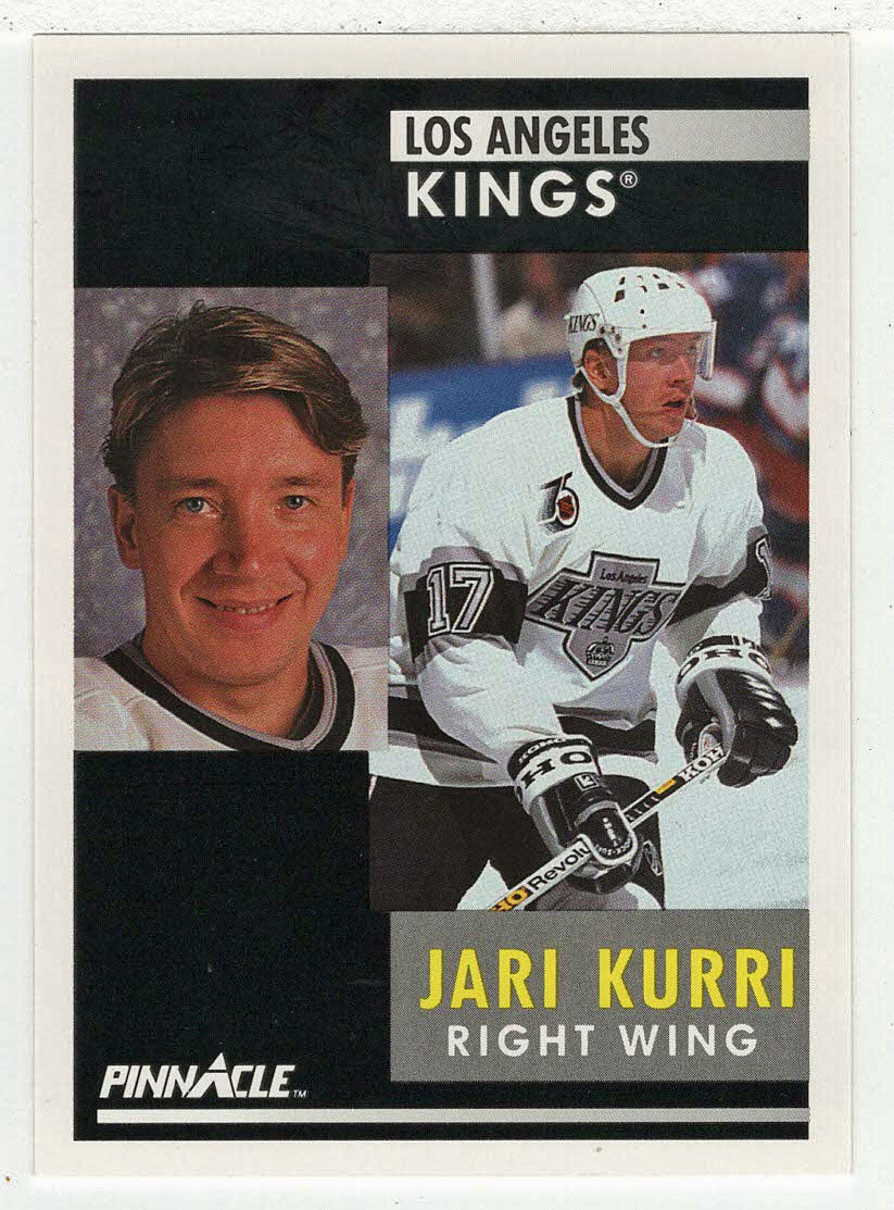 Jari Kurri - Los Angeles Kings (NHL Hockey Card) 1991-92 Pinnacle # 48 Mint
