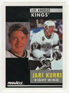Jari Kurri - Los Angeles Kings (NHL Hockey Card) 1991-92 Pinnacle # 48 Mint