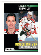 Bruce Driver - New Jersey Devils (NHL Hockey Card) 1991-92 Pinnacle # 63 Mint