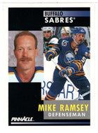 Mike Ramsey - Buffalo Sabres (NHL Hockey Card) 1991-92 Pinnacle # 64 Mint