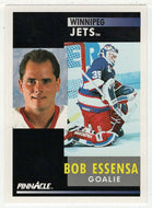 Bob Essensa - Winnipeg Jets (NHL Hockey Card) 1991-92 Pinnacle # 66 Mint